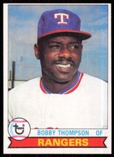 1979 Topps Bobby Thompson Rookie Texas Rangers #336