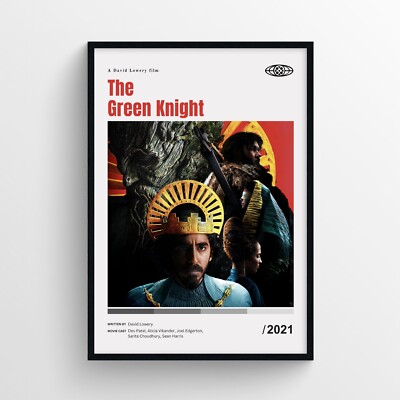 The Green Knight Movie Poster Print, Wall Art - Unframed