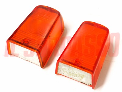 Orange Plastic Rear Lights Lancia Appia Series 3 Original Carello