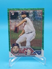 Cody Morris 2023 Topps Series 2 RC #507 Green Foil 17/499 - Guardians Rookie
