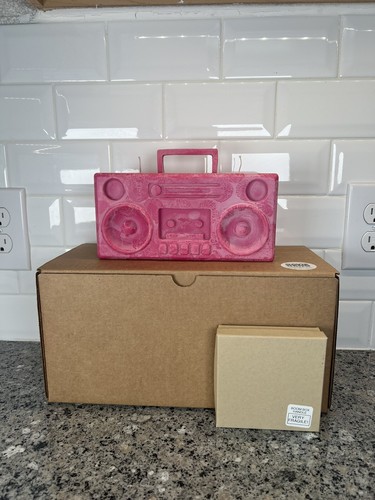 NWT COMPLEXCON X DAVIE OCHO X Davie Ochno Pink Boombox Candle Size OS