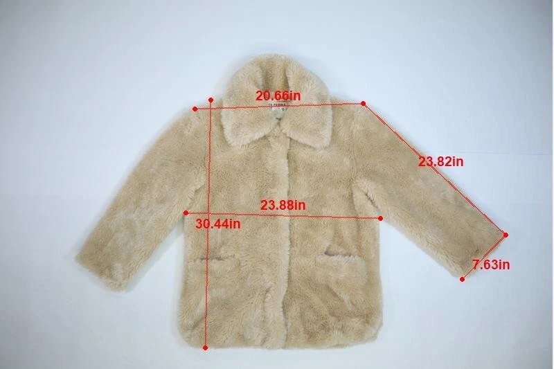 Free People Pretty Perfect Faux Fur Coat Cozy Soft Snap Button Tea Tan Womens M - Image 2 of 4