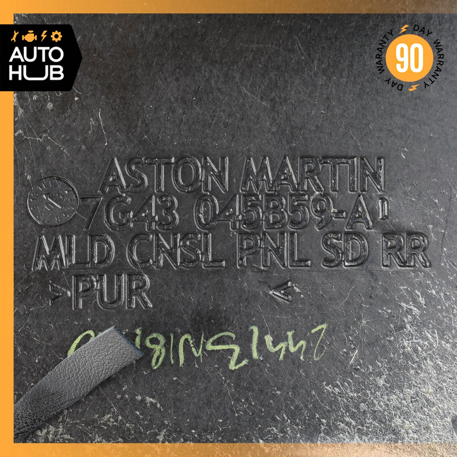 13-16 Aston Martin DB9 Rear Left Driver Side Center Console Trim Panel OEM 35k