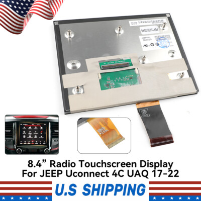 8.4'' LCD Display Touch Screen Uconnect 4C UAQ 17-22 Replacement Radio Navigation