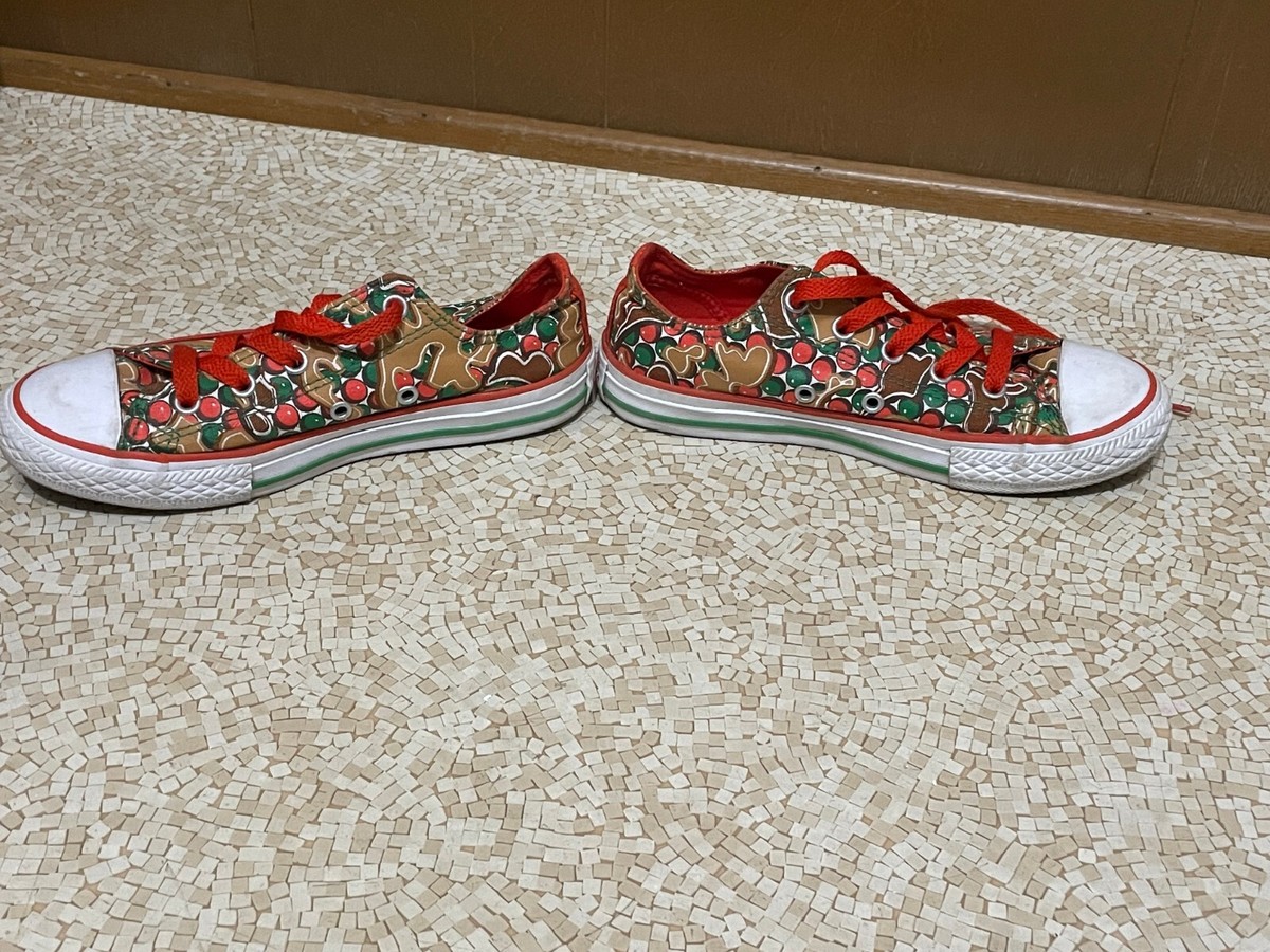 Converse Chuck Taylor All Star GS Christmas Gingerbread Canvas