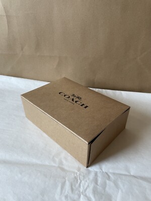 COACH Gift Box 6.5”x 4.5”x 2” NEW + Tissue Paper and Coach Sticker