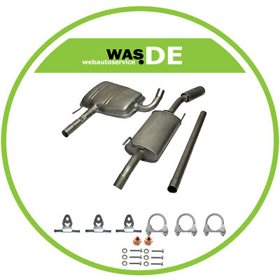 Auspuffanlage ab Kat VW Passat 35i + Variant 1.8 & 2.0 bis Bj. 93 Auspuff