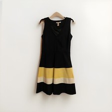 Vintage MNG by Mango Women's Color Block Dress Size Medium