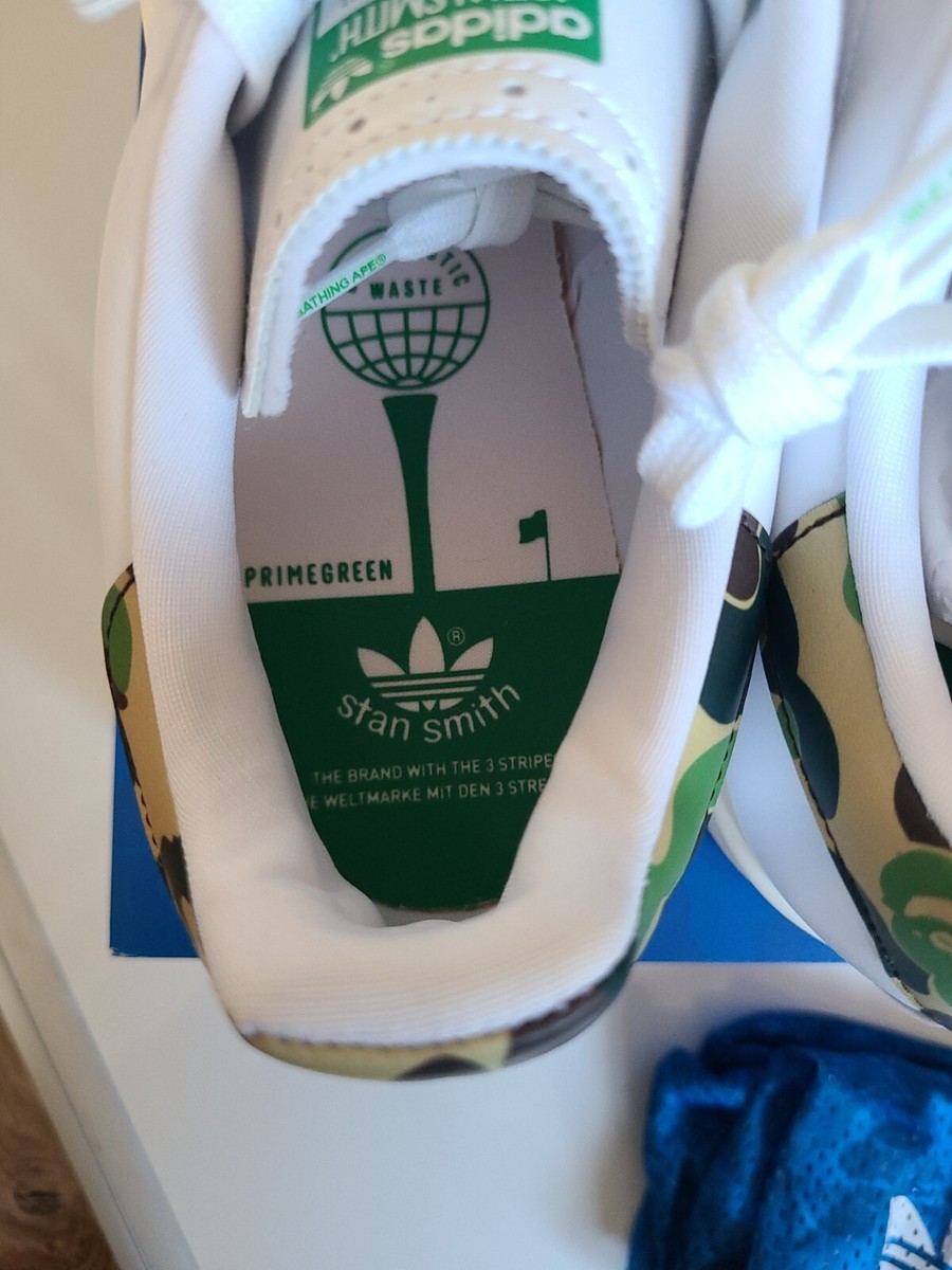 adidas gazelle silver green womens BAPE X ADIDAS STAN SMITH GOLF SHOES – Moore Unique Products main image 1