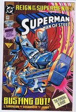SUPERMAN MAN OF STEEL 22 8.5 1ST FULL APP ORGIN OF STEEL WK14