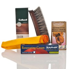 Set per Pulire e Rinnovare Scarpe Borse Divani in Pelle