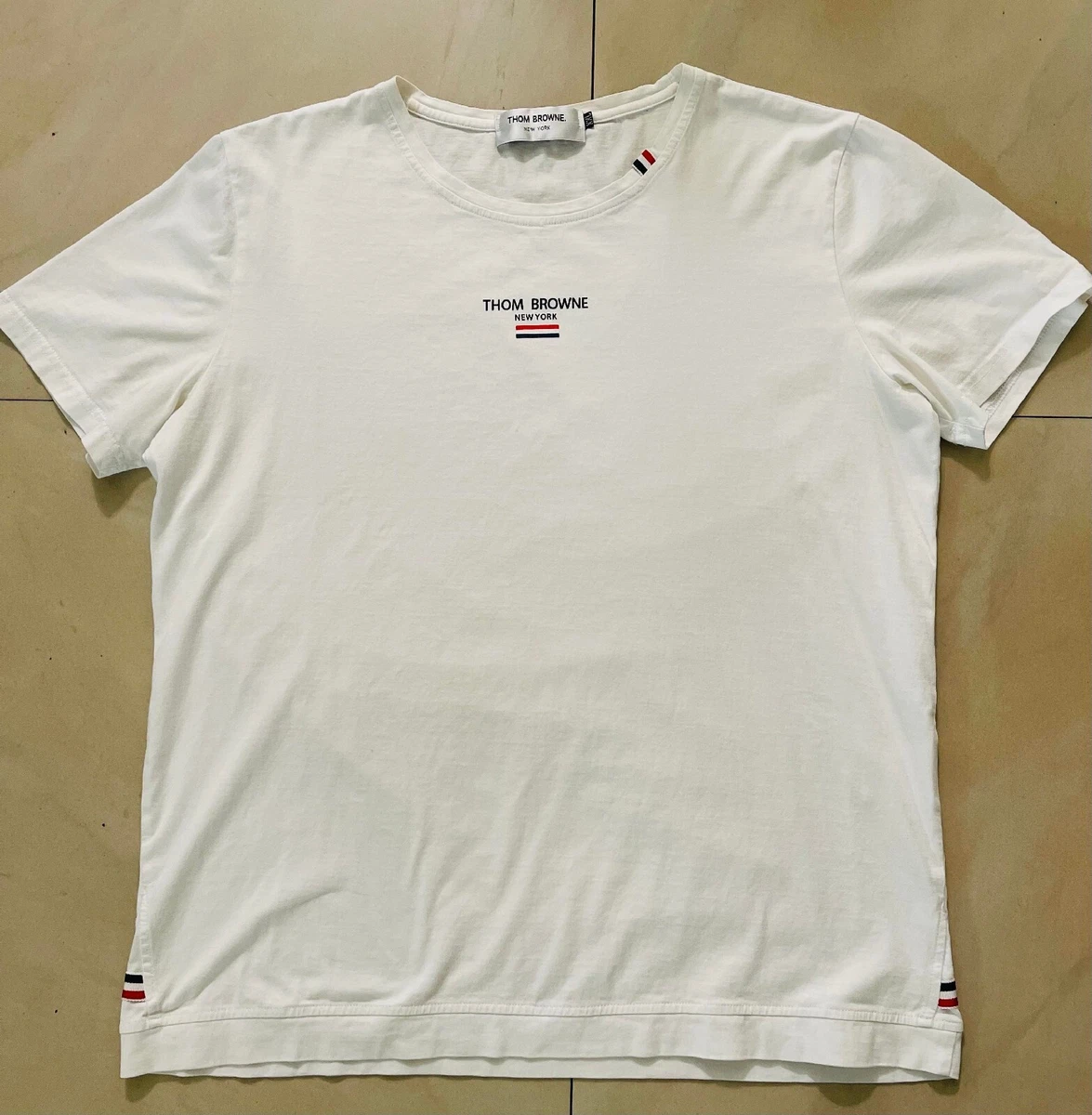 Thom Browne New York T-Shirt White Size XXL | eBay