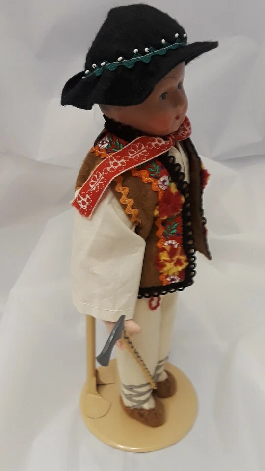 Composition/ Cloth Hungary?? Boy Doll 14" Tall - Image 2 of 4