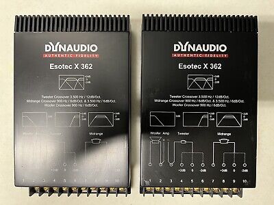 Dynaudio X362 ESOTEC 3-WAY CROSSOVERS | For Component Mids Dynaudio X362 ESOTEC 3-WAY CROSSOVERS | For Component Mids