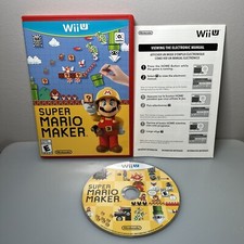Super Mario Maker (Nintendo Wii U) CIB Complete Tested & Plays