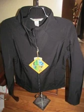 Women's 10.000 Feet Above Sea level Comtex Black Zip Jacket Size M NWT
