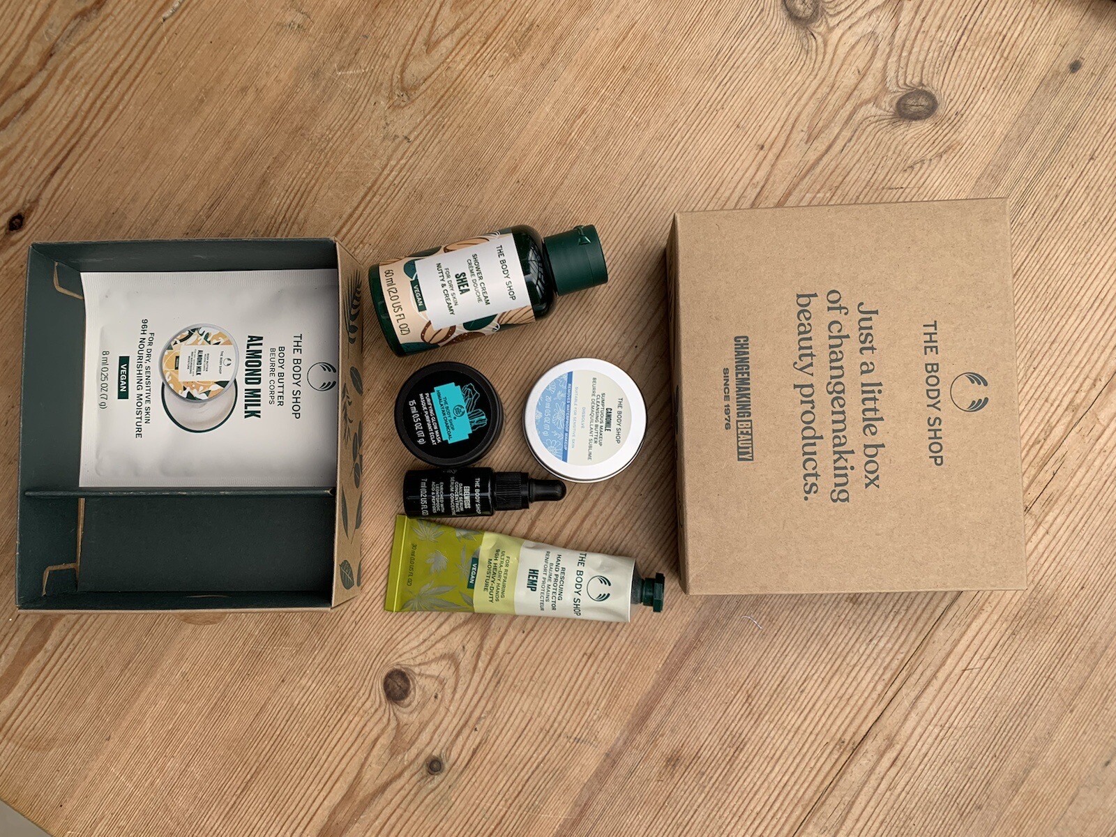 The Body Shop Changemaker Gift Set Hemp, Edelweiss, Shea, Camomile