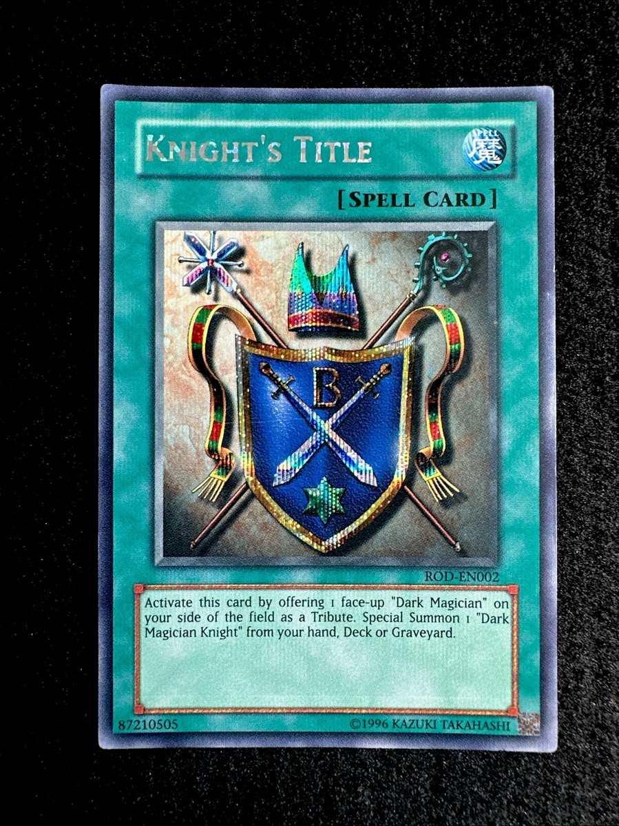 knight's title yugioh card YU-GI-OH! - Copy Knight (YS13-EN033) - Super Starter: V for Victory - 1st Edition Normal Trap Card Custom Artwork - Chaos Magician