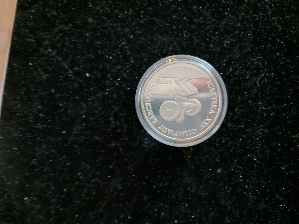 1991 POLAND PROOF 200 000zl "IGRZYSKA XXV OLIMPIADY BARCELONA 1992" Ag.925 COIN. - Image 4 of 4