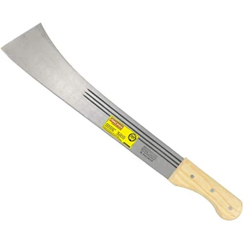 IMACASA Machete 202, 19.5" W/Grooves Wood Handles