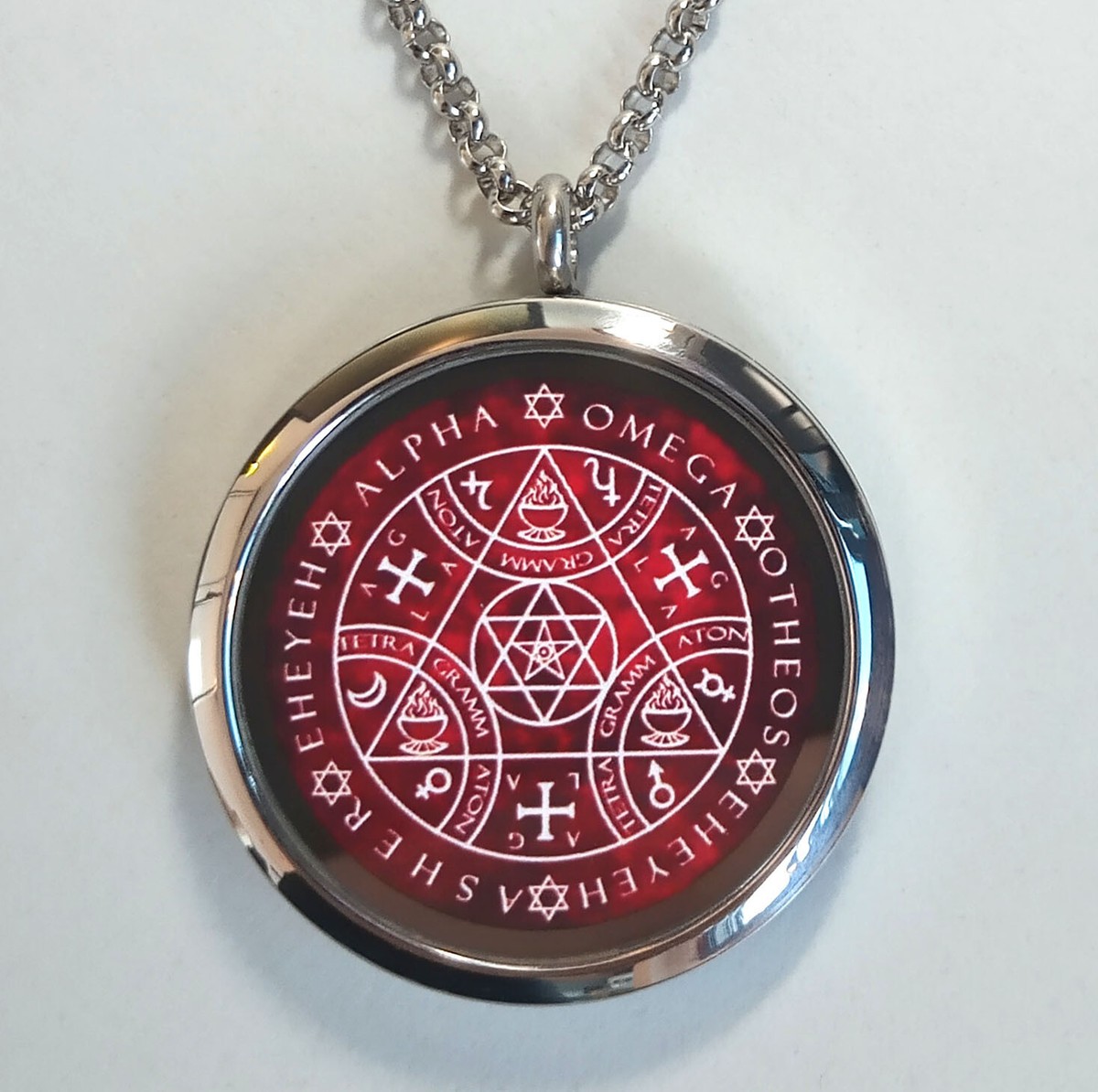 Enochian Magic Seal Seven Archangels Alpha Omega Tetragrammaton