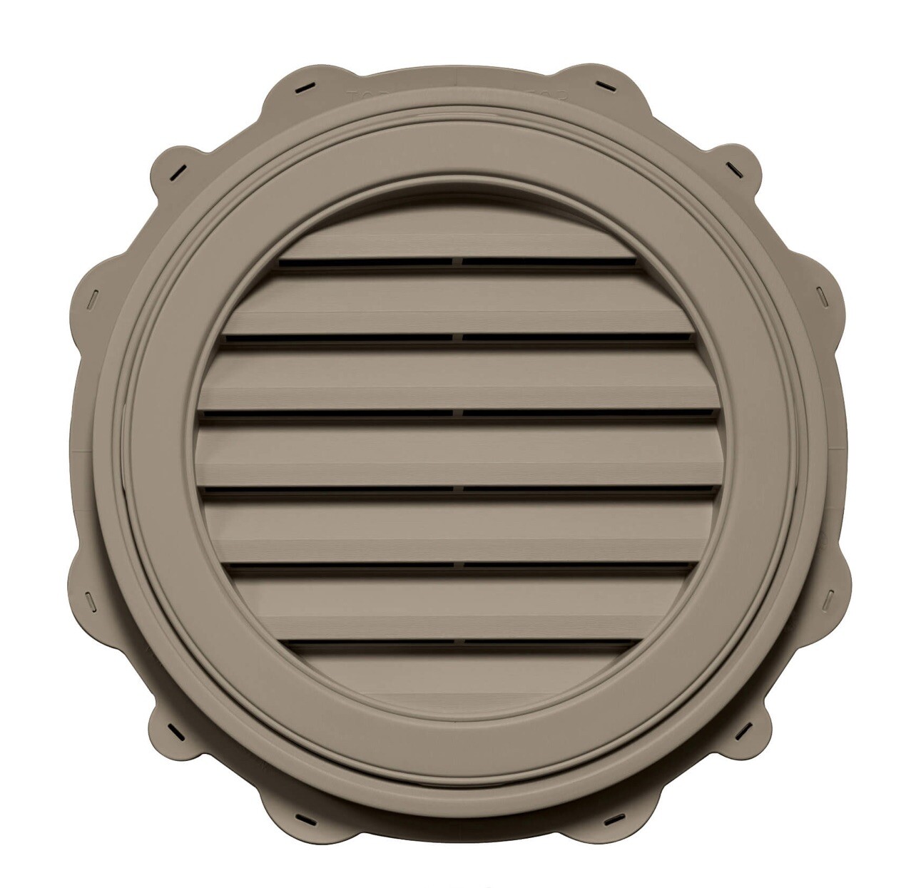 MidAmerica Round Vinyl Gable Vents 22" 069 Tan for sale online eBay