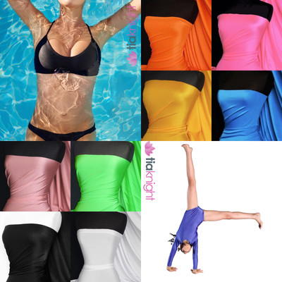 Glänzendes Nylon Schwimmelasthan 4-Wege Stretch wasserdichter Stoff Q54 Öko-Tex zertifiziert
