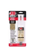 6 Packs J-B Weld 50133 Plastic Bonder Structural Adhesive Syringe - Tan - 25 ml