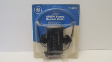 VINTAGE GE 7-1637S AM/FM STEREO HEADSET RADIO BRAND NEW