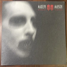 Marilyn Manson 12 x 12 2-sided PROMO FLAT poster - Golden Age Of Grotesque