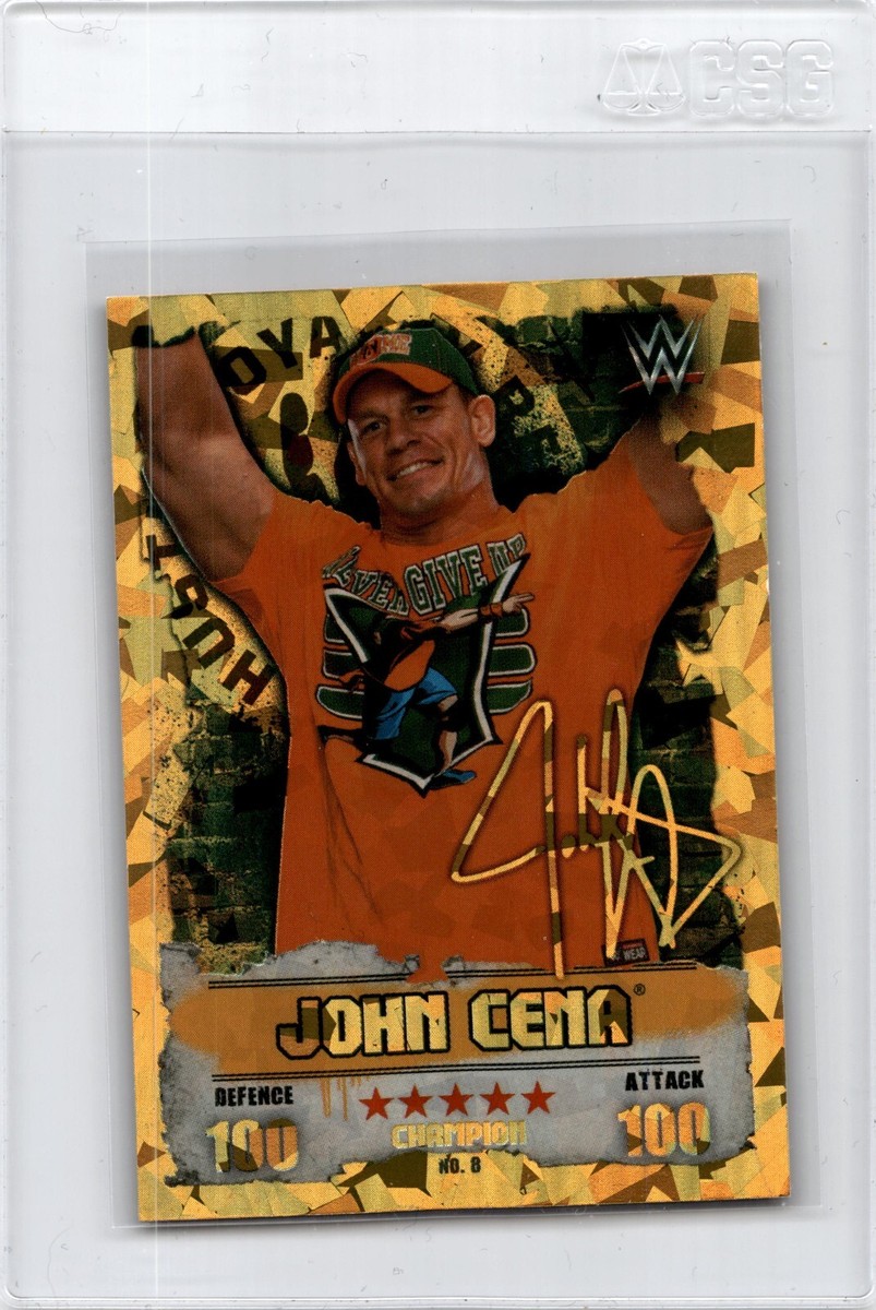 2016 Topps Slam Attax WWE India Exclusive Gold Foil John Cena | eBay