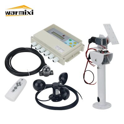 2-Axis Solar Tracker Controller with Wind Speed Sensor + DC Two Axis Gimbal