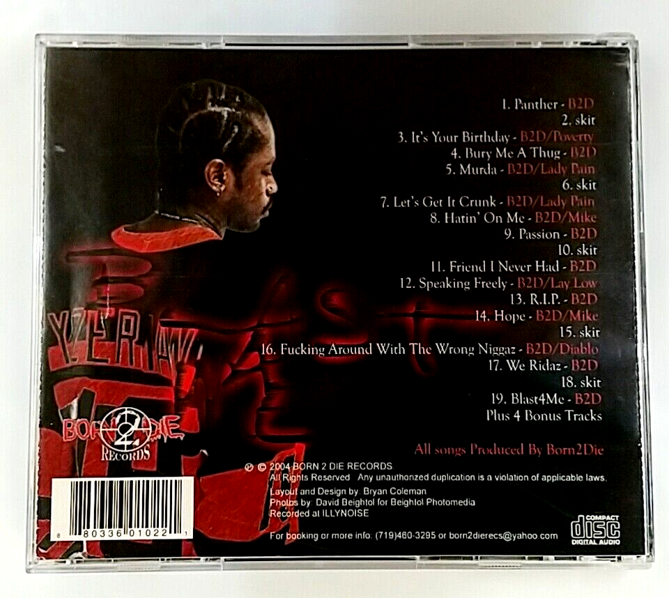 CD) Born 2 Die – Blast 4 Me, US OG Press, Album, Rare. | eBay
