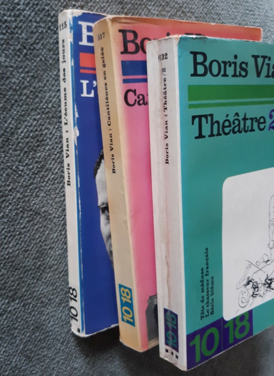 Boris Vian, 3 French Language Paperbacks, Fair-Acceptable. | eBay