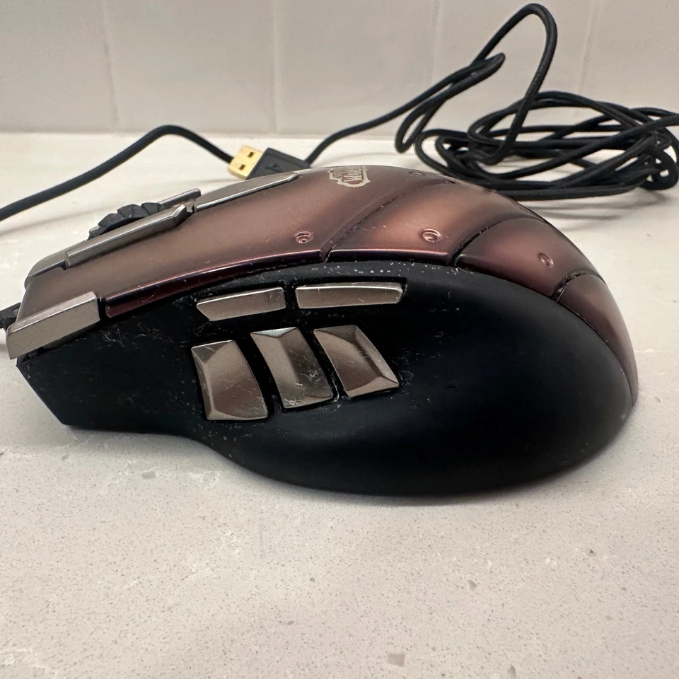 World of Warcraft Cataclysm Gaming Mouse SteelSeries MMO Wired USB 62100 Tested - Image 3 of 4