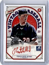 2023 Onyx Vintage Red Ink Thatcher Hurd Auto /25 (B22) Yankees