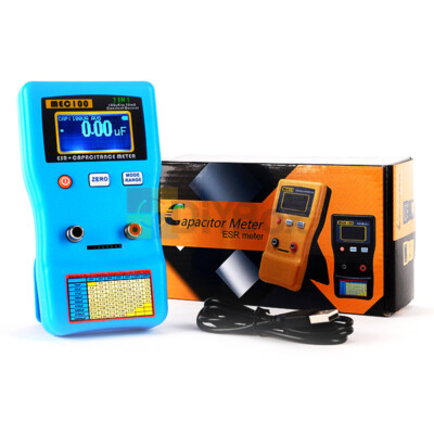 MEC-100 Capacitance Analyzer ESR Resistance Ohm Meter Tester Digital LCD Display