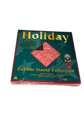 NEW INKADINKADO 22 PC HOLIDAY CHRISTMAS HOLIDAY RUBBER STAMP CRAFT COLLECTION