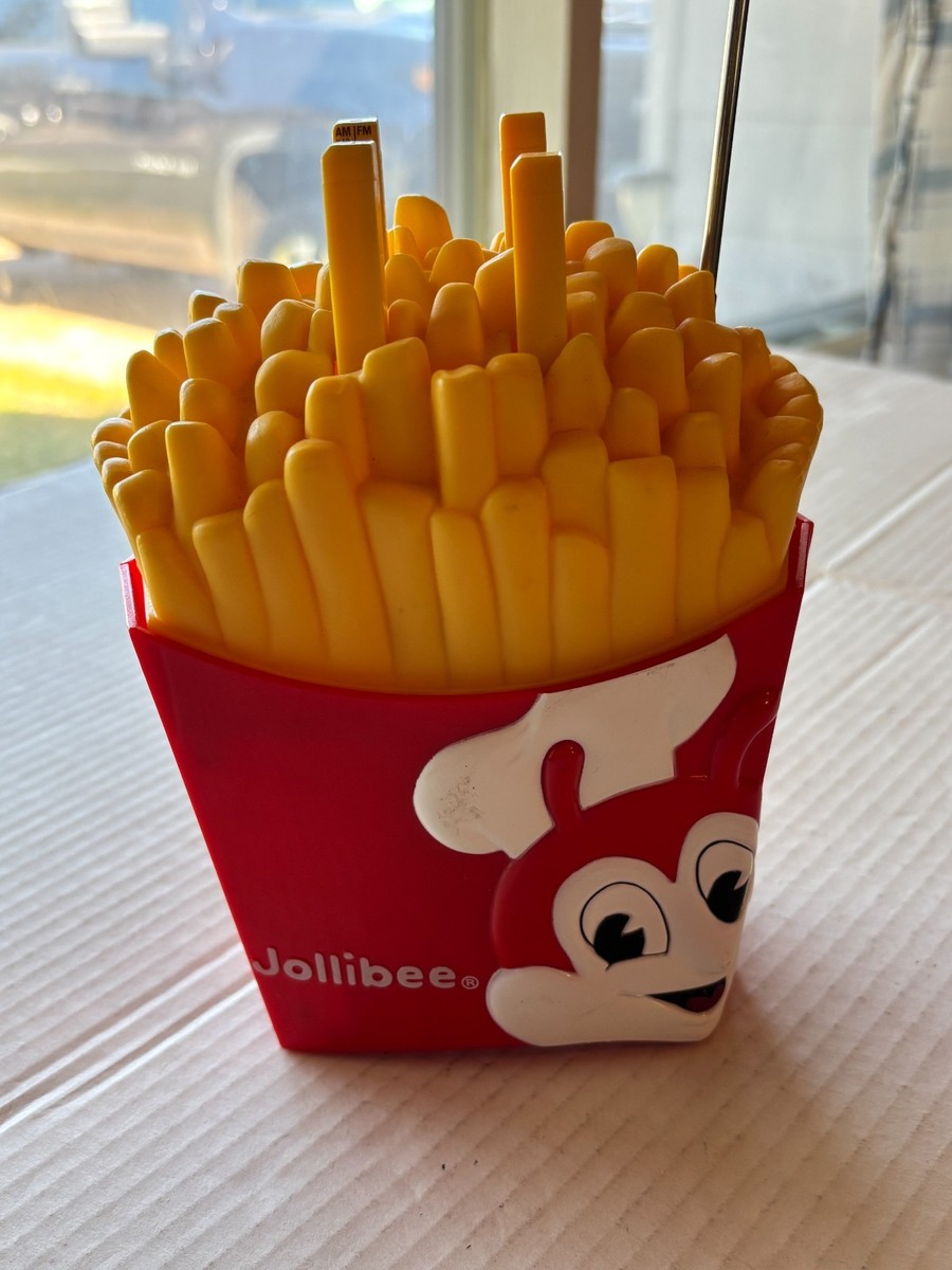 Vintage Jollibee French Fry AM FM Radio | eBay