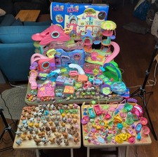 Littlest Pet Shop LPS Mixed Lot 113 Pets Accessories Playsets Diary Digital Game