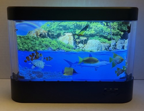 Discovery Kids 2016 Animated Marine Aquarium Led Night Light -Works- In Box