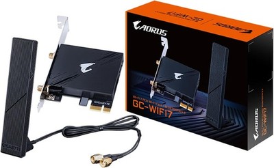 (Factory Refurbished) GIGABYTE WiFi 7 Bluetooth PCIe Expansion Card GC-WIFI7