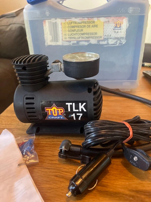 Luftkompressor TLK17 fürs Auto Autokompressor Max. 17 bar Camping Festival