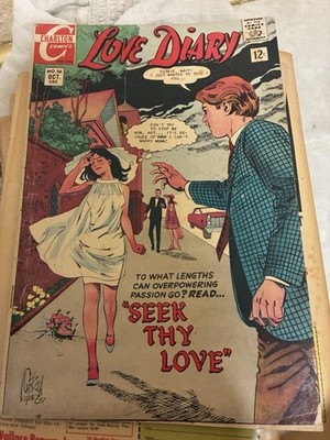 Love Diary #56  Seek Thy love   By Chartlon Comics