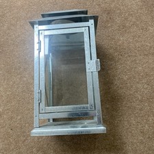 12" Silver Lantern With Handle