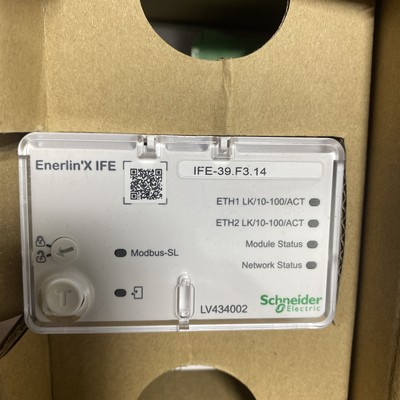 one new Schneider LV434002 Ethernet module in box Quality assurance