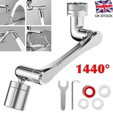1440° Sink Faucet Aerator Extension Swivel Faucet Extender 2 Sprayer Modes