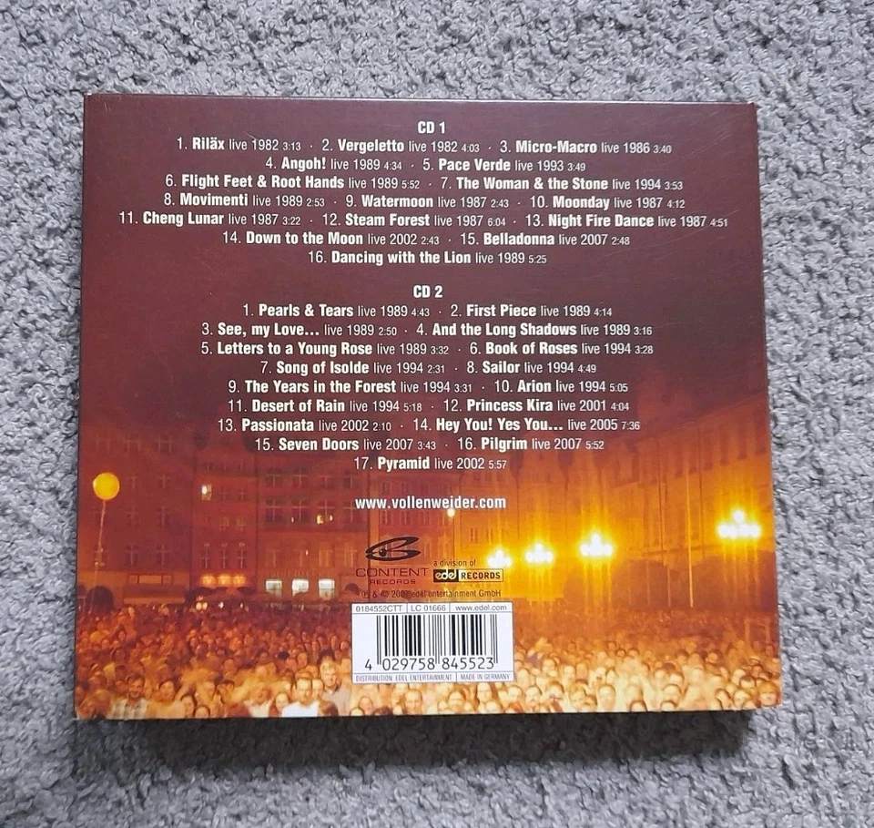 ANDREAS VOLLENWEIDER & FRIENDS: 25 Years Live 1982-2007 - Doppel-CD im Digipak - Bild 3 von 3