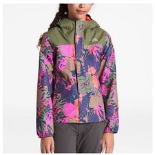 The North Face Resolve Reflective Jacket Girls XL 18 Floral NWT Waterproof Shell