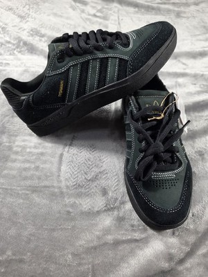 NIB Tyshawn Low‎ Adidas Men\'s 6 Black Skater Suede/Leather Shoes IE3130 Adidas Tyshawn Low Black/White/Gold - Orchard Skateshop main image 2